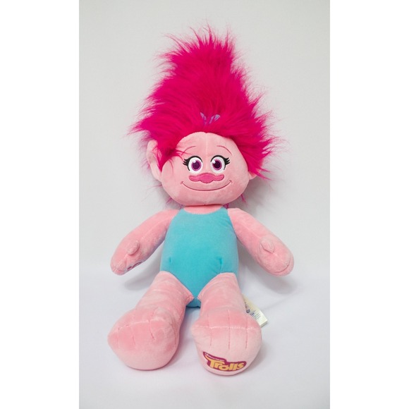 Build-A-Bear Other - Build A Bear Trolls Princess Poppy Stuffed Doll 23" Plush w Happy Birthday Shirt